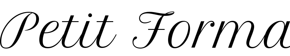 Petit Formal Script cкачати шрифт безкоштовно